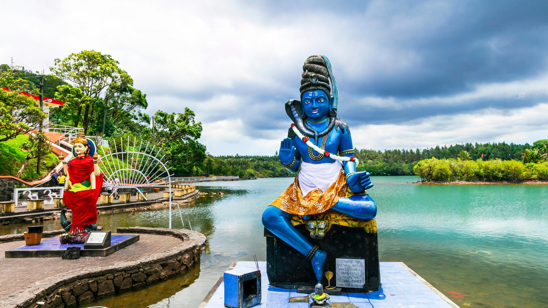 Statue Mauritius Meer
