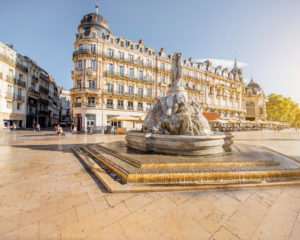 Brunnen Montpellier Stadt