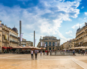 Platz Montpellier Stadtzentrum