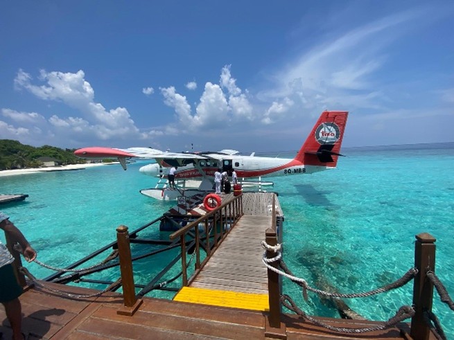 Wasserflugzeug Malediven