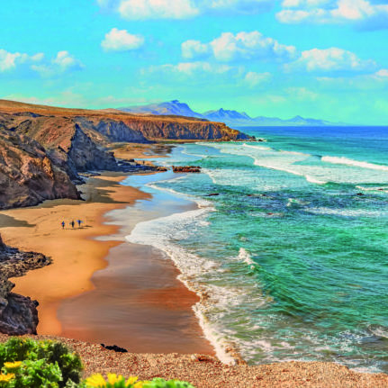 Atlantik Traumbucht an der Westküste von Fuerteventura Playa de