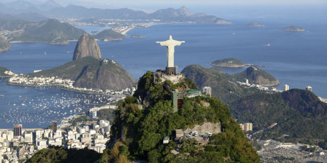Brasilien Rio de Janeiro Jesusstatue