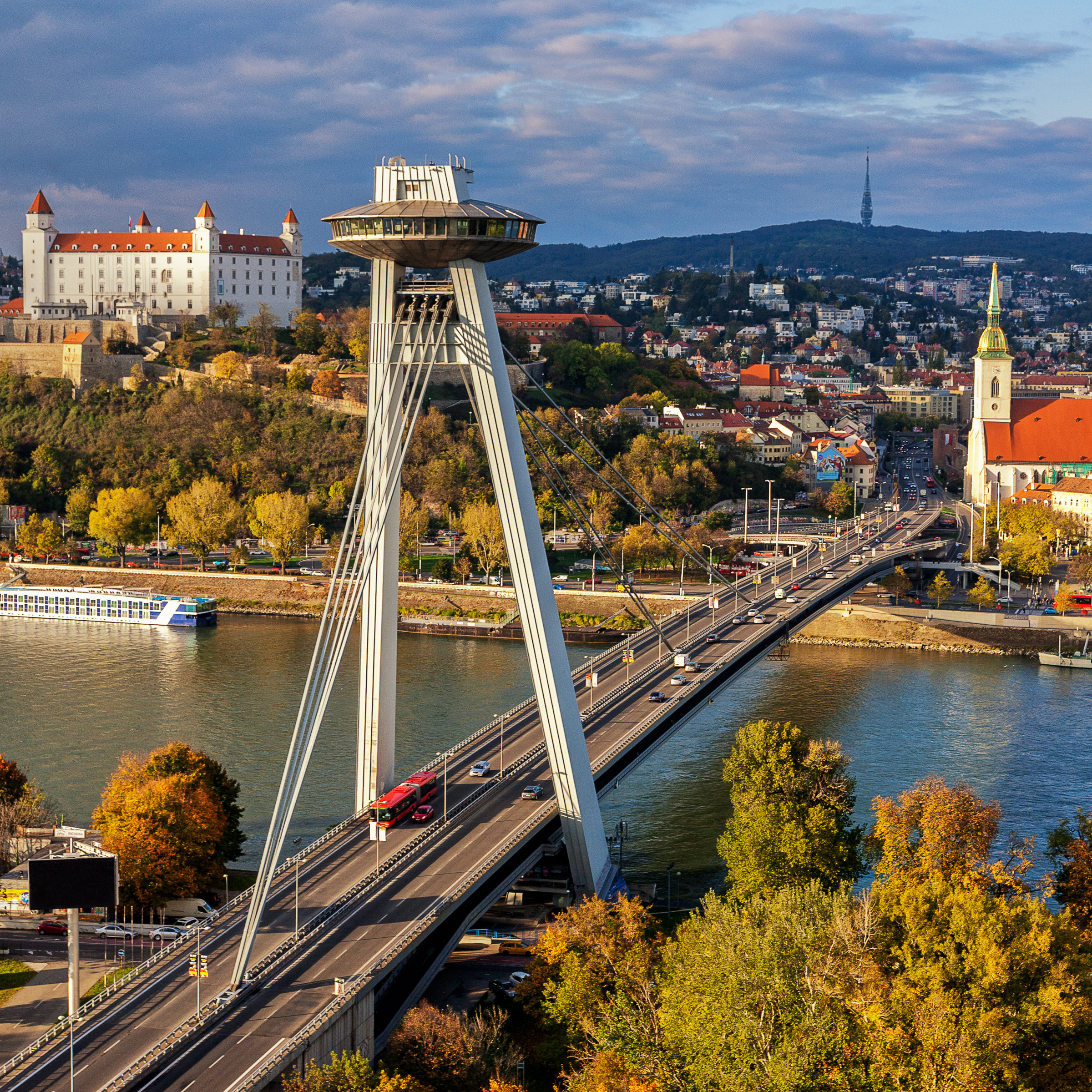 Bratislava Brücke in der Slowakei