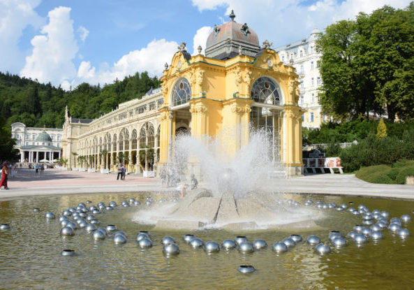 Marienbad Brunnen in Tschechien