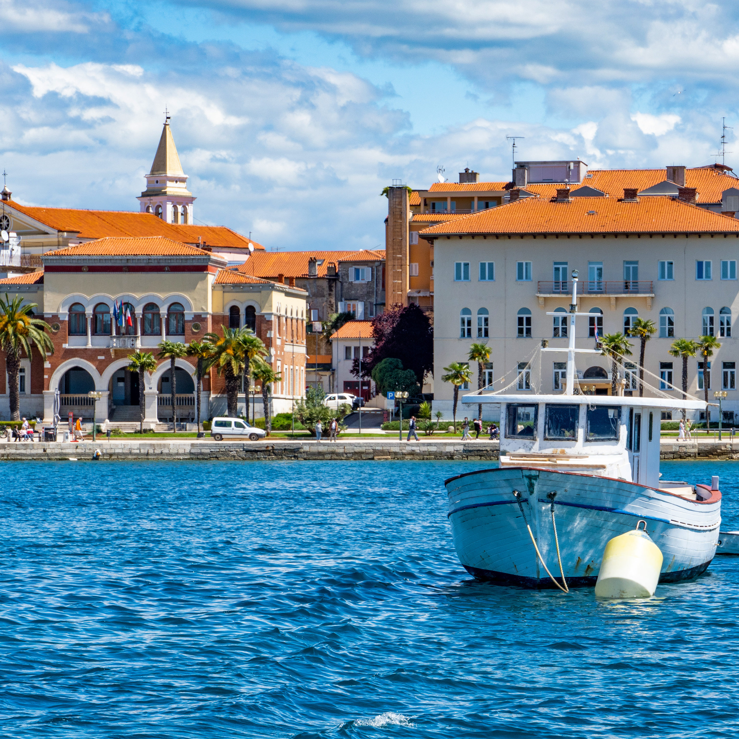 Hafen und Altstadt Porec, Istrien, Kroatien