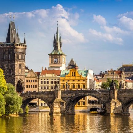 Karlsbrücke in Prag in Tschechien