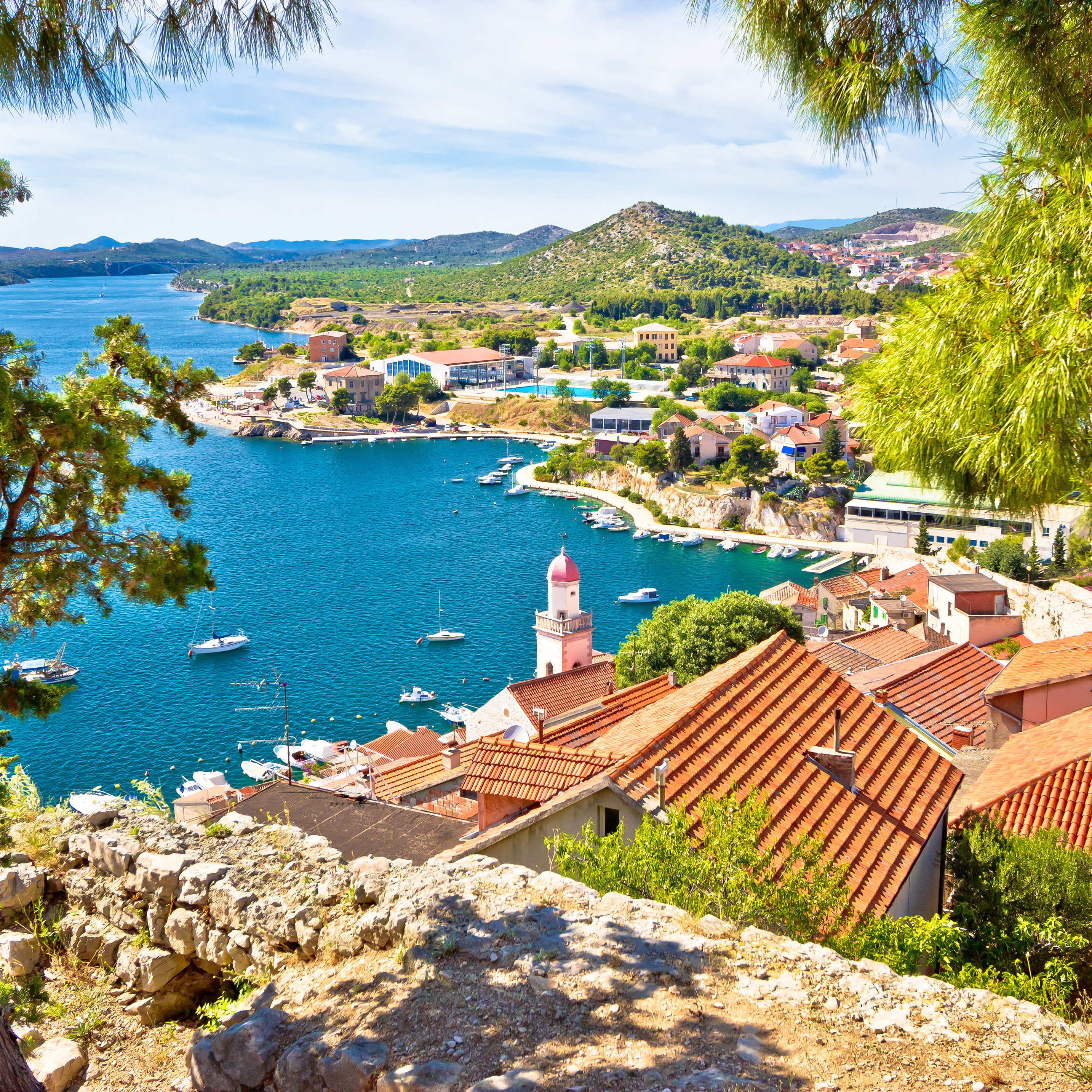 Sibenik Blick auf Stadt