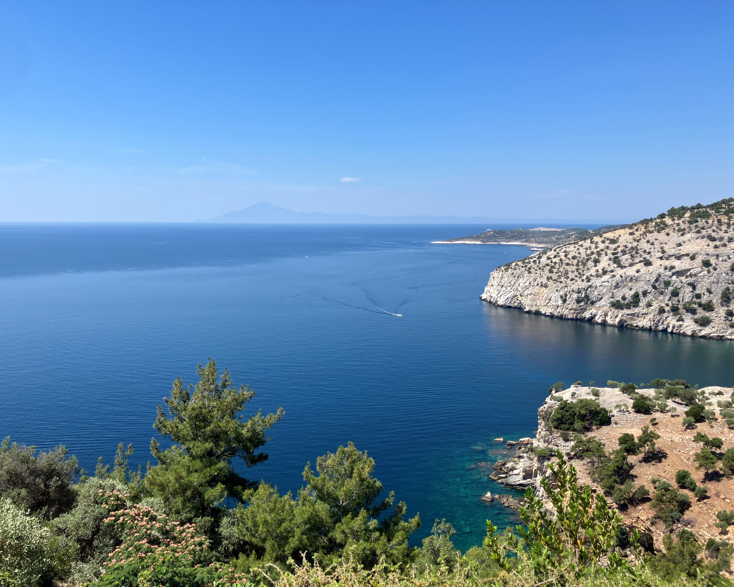 Thassos Küste Bucht Natur