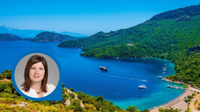 Bucht Türkische Ägäis Meer