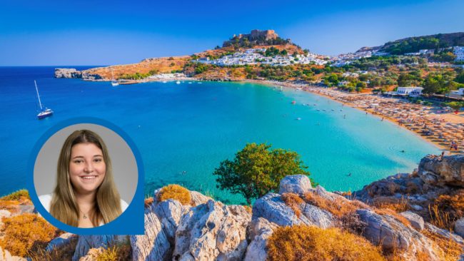 Hügel Natur Meer Türkis