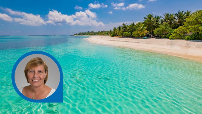 Malediven Meer Türkis Palmen