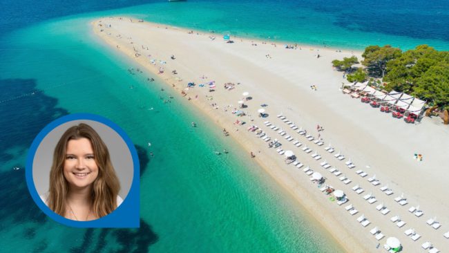 Insel Brac Strand Meer Sand