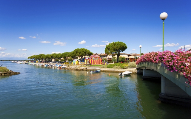 Beautiful scene in Grado, Italy.