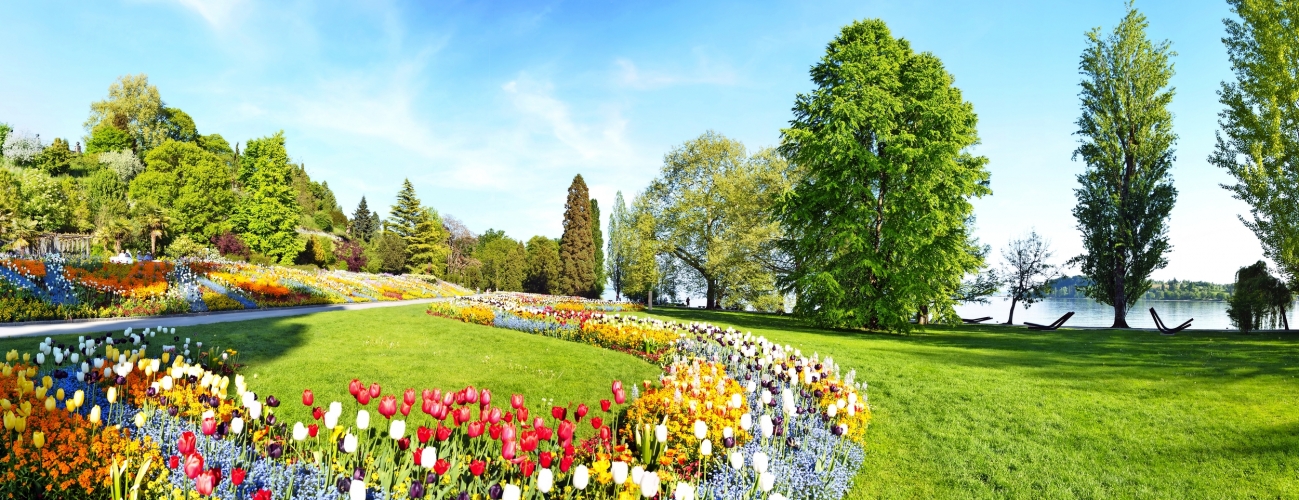 Bodensee und die Insel Mainau